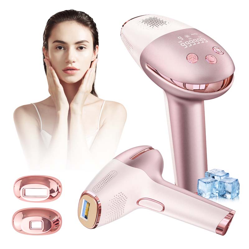 Epilator Wireless - Alat Penghilang Bulu Portabel Pendingin Es,