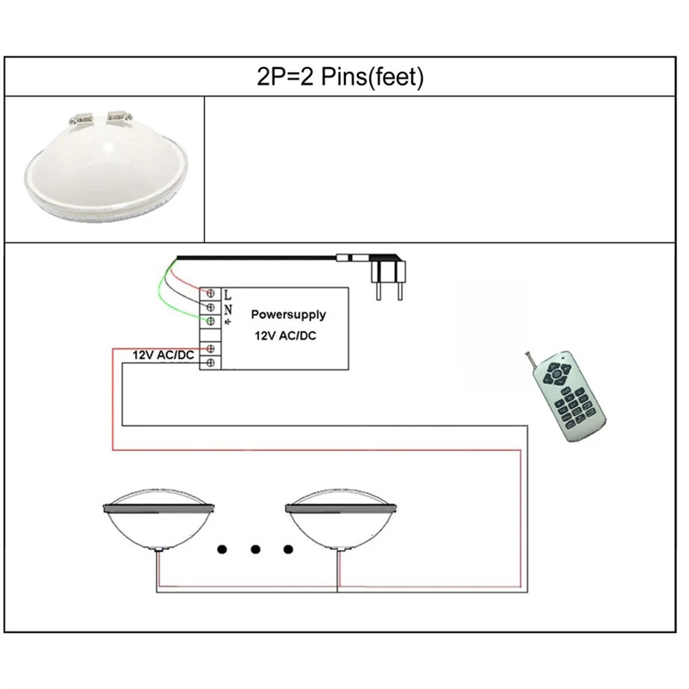 Lampu Bawah Air LED RGB 18W 24 - Xy Spa & Wellness Photos ulasan dan harga