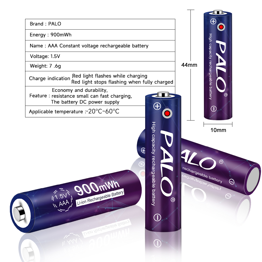 PALO 1.5V 900mWh Baterai Isi U - Epilator Wireless ulasan dan harga