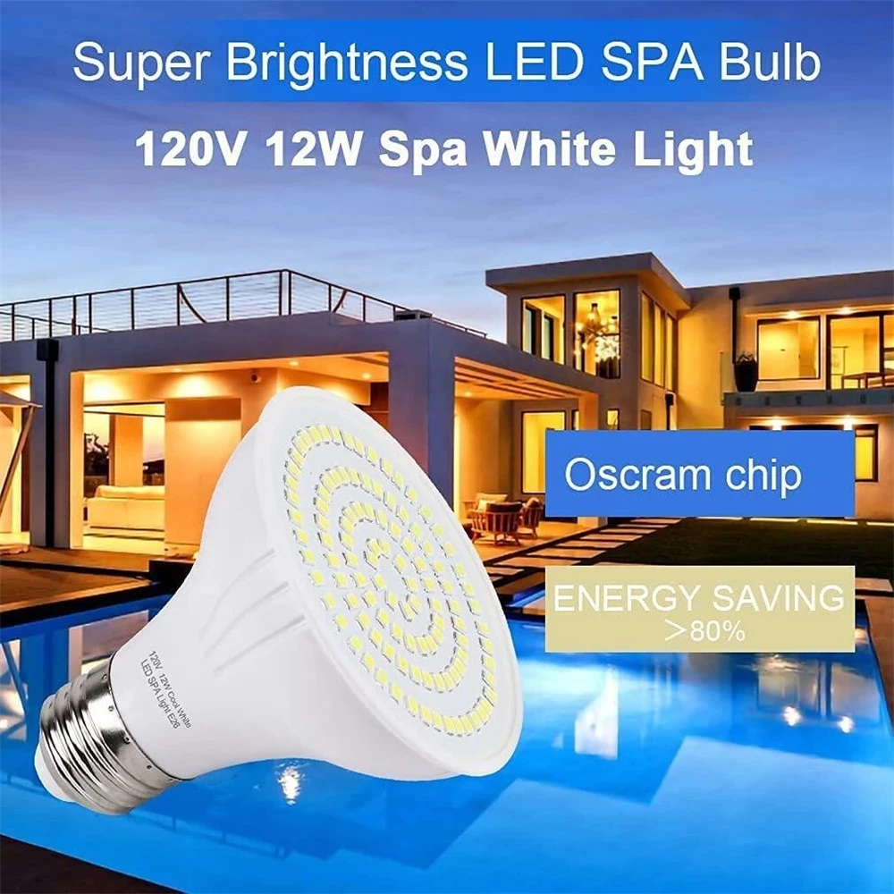 Lampu Kolam Renang LED E27 E26 - Xy Spa & Wellness Photos ulasan dan harga
